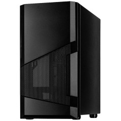 "Inter-Tech SM-007 Enforcer Tower Micro ATX Black - Sleek Design & Optimal Performance for Your Build"